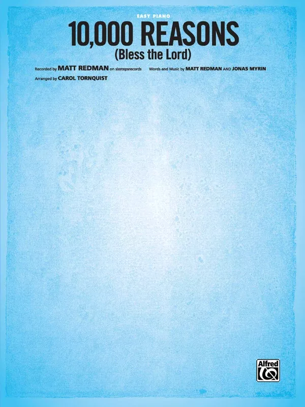 10,000 Reasons (Bless the Lord): Piano Sheet