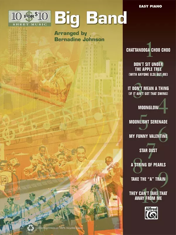 10 for 10 Sheet Music: Big Band: Piano Book