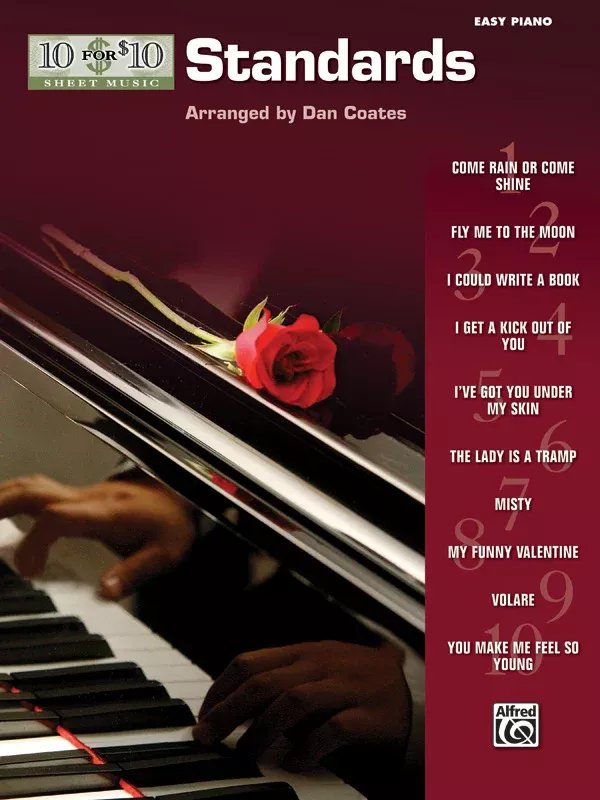 10 for 10 Sheet Music: Standards: Piano Book