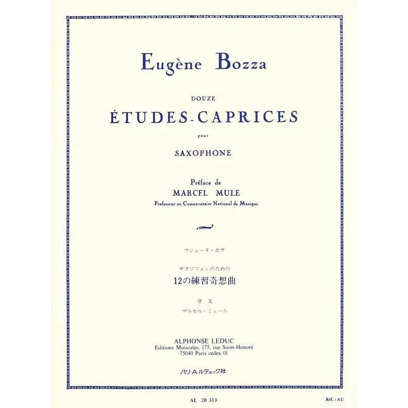 12 Etudes-Caprices Saxophone Solo