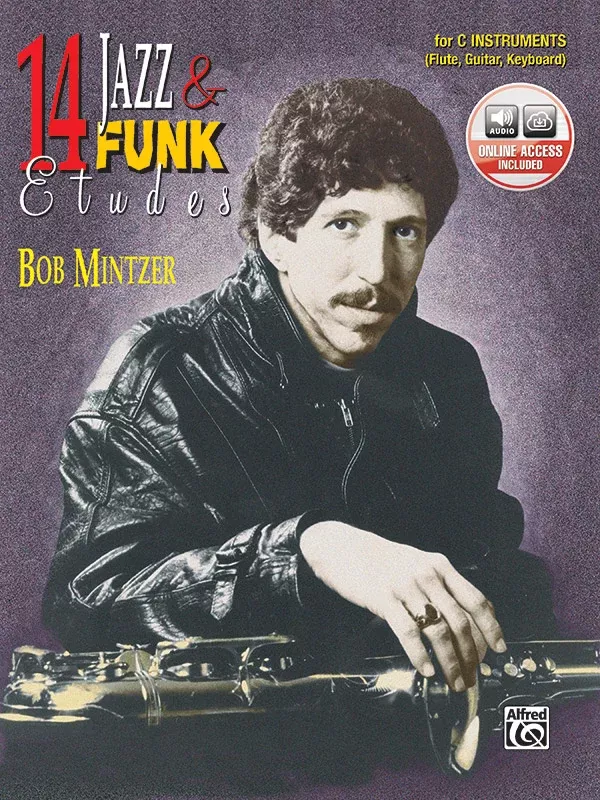 14 Jazz & Funk Etudes: C Instruments Book & Online Audio