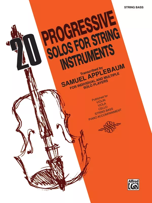 20 Progressive Solos for String Instruments: Bass Book