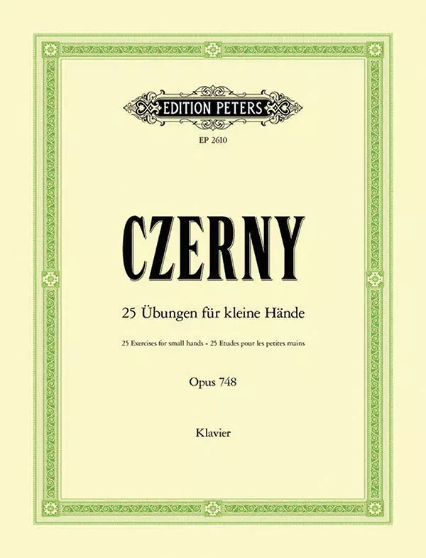 25 Exercises for Small Hands Op. 748: Piano Studies