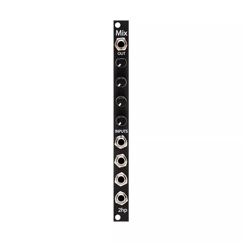 2HP MIX – 4 Channel Audio & CV Mixer Eurorack Module