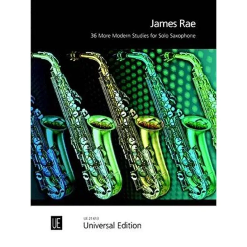 36 More Modern Studies for Solo Saxophone