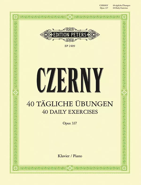 40 Daily Exercises Op.337: Piano Studies