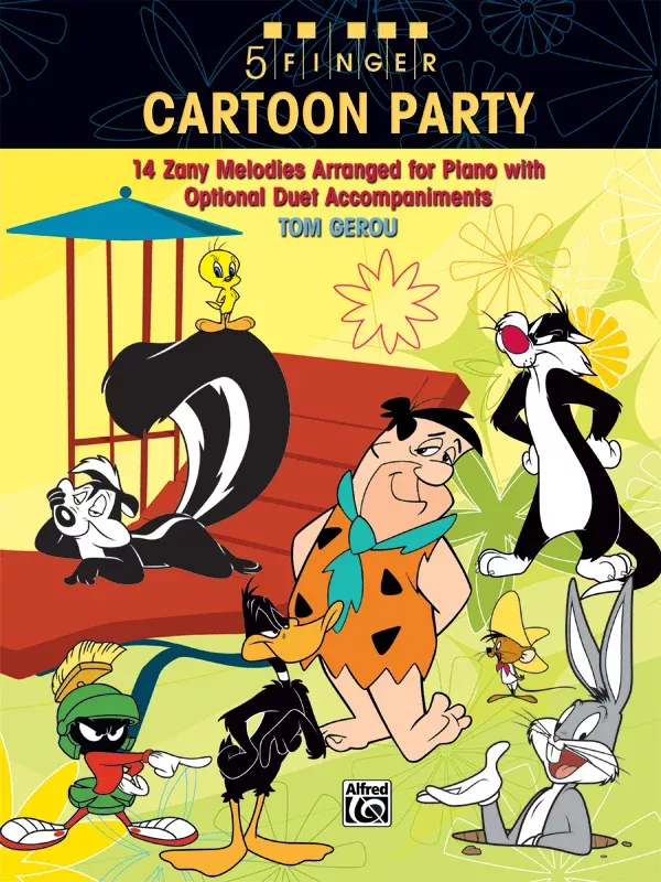 5 Finger Cartoon Party: Piano Book