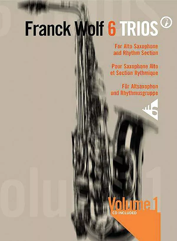 6 Trios, Volume 1: 3 Saxophones (AAA) & Rhythm Section Book & CD
