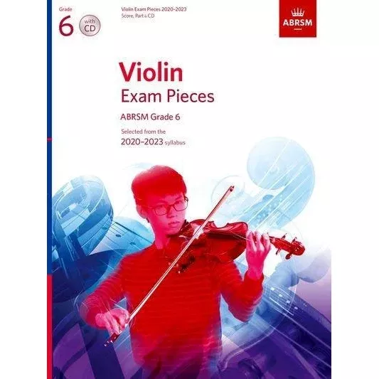ABRSM Violin Grade 6 2020-23 Score & Part & CD