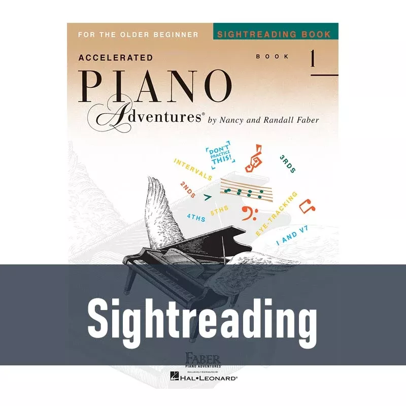 Accelerated Piano Adventures For the Older Beginner – Sightreading (Book 1)