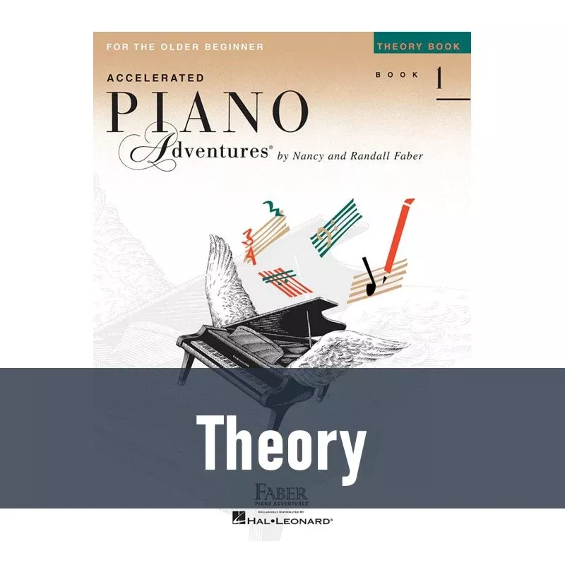 Accelerated Piano Adventures For the Older Beginner – Theory (Book 1)