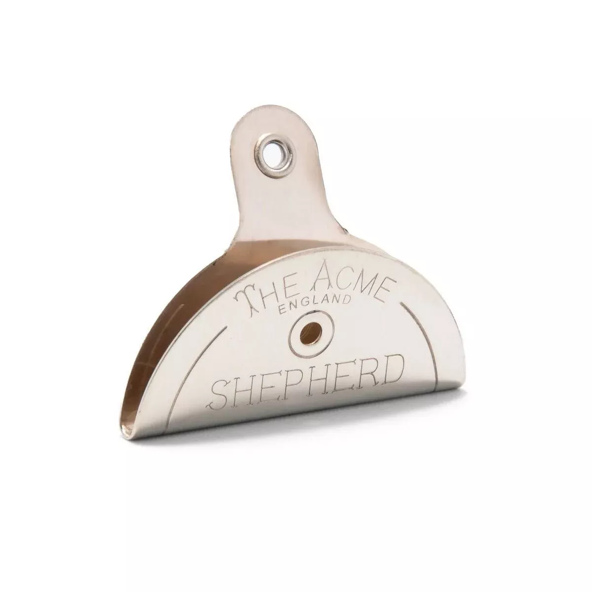 Acme brass Shepherds lip whistle - nickel plated (PP182)