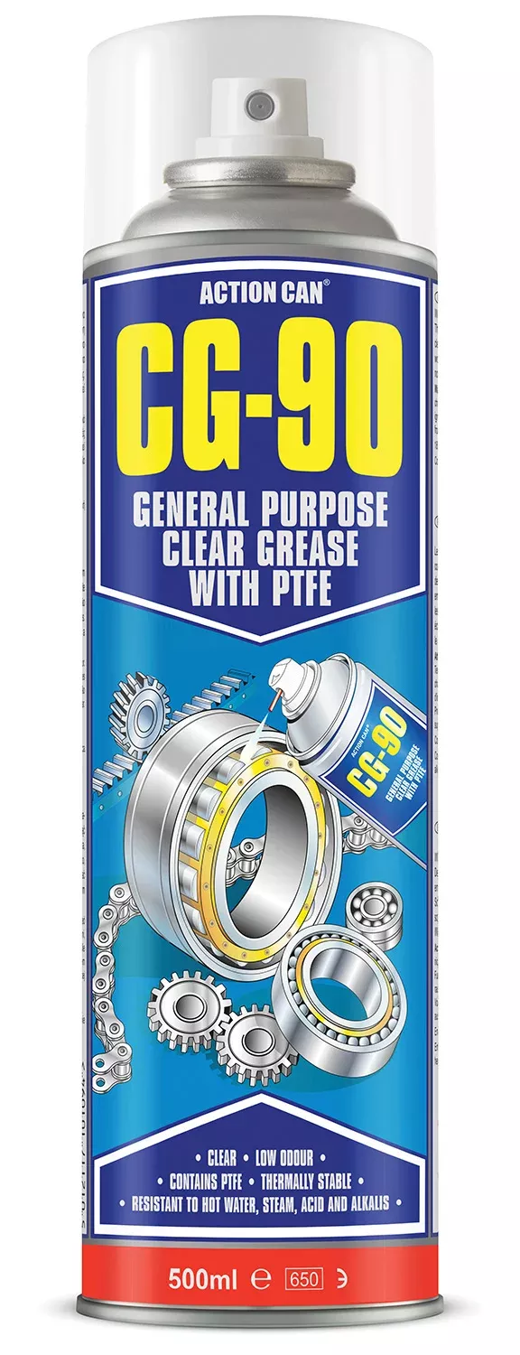 Action Can CG-90 General Purpose Clear Grease With PTFE 500ml