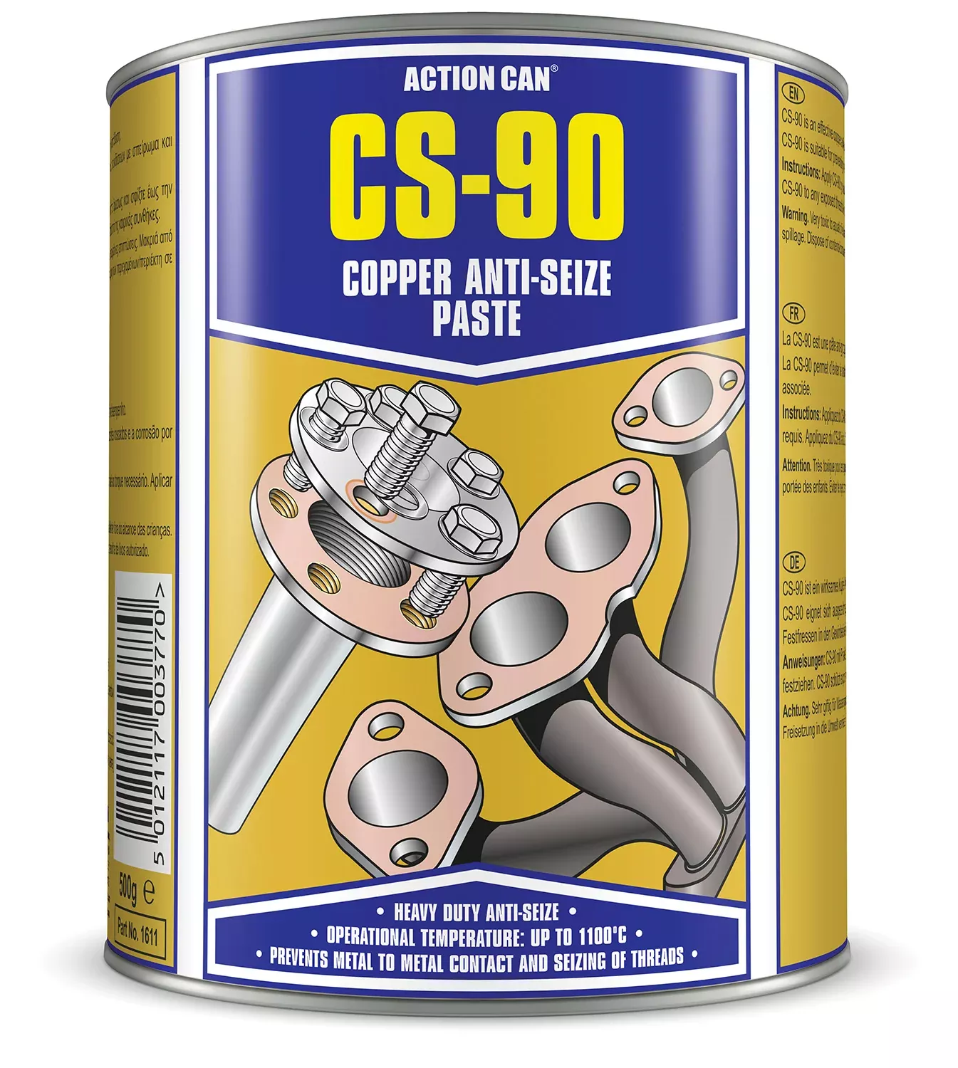 Action Can CS-90 Copper Anti-Seize Grease Paste 500g