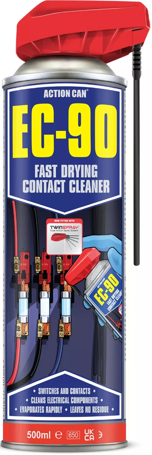 Action Can EC-90 Fast Drying Contact Cleaner 500ml