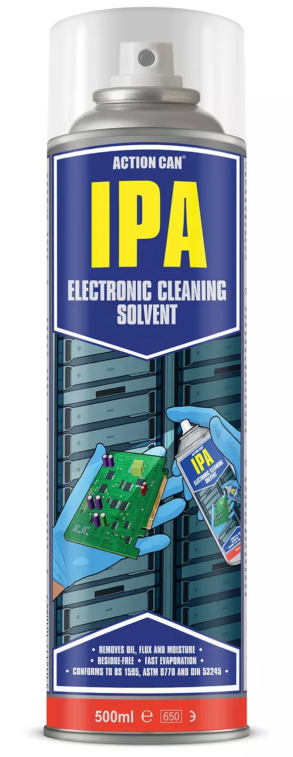 Action Can IPA Electronic Cleaning Solvent 500ml