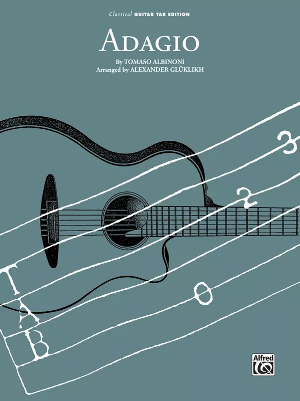 Adagio: Classical Guitar TAB Sheet