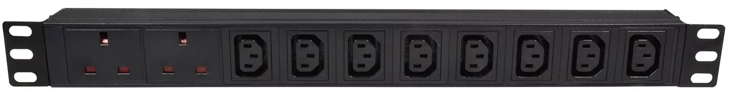 Adastra 19″ Rackmount Power Distribution Units – 1U-PDU-2UK8IEC