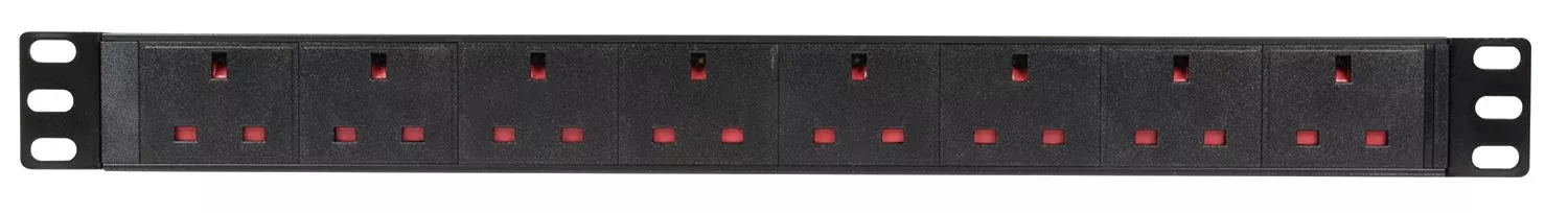 Adastra 19″ Rackmount Power Distribution Units – 1U-PDU-8UK