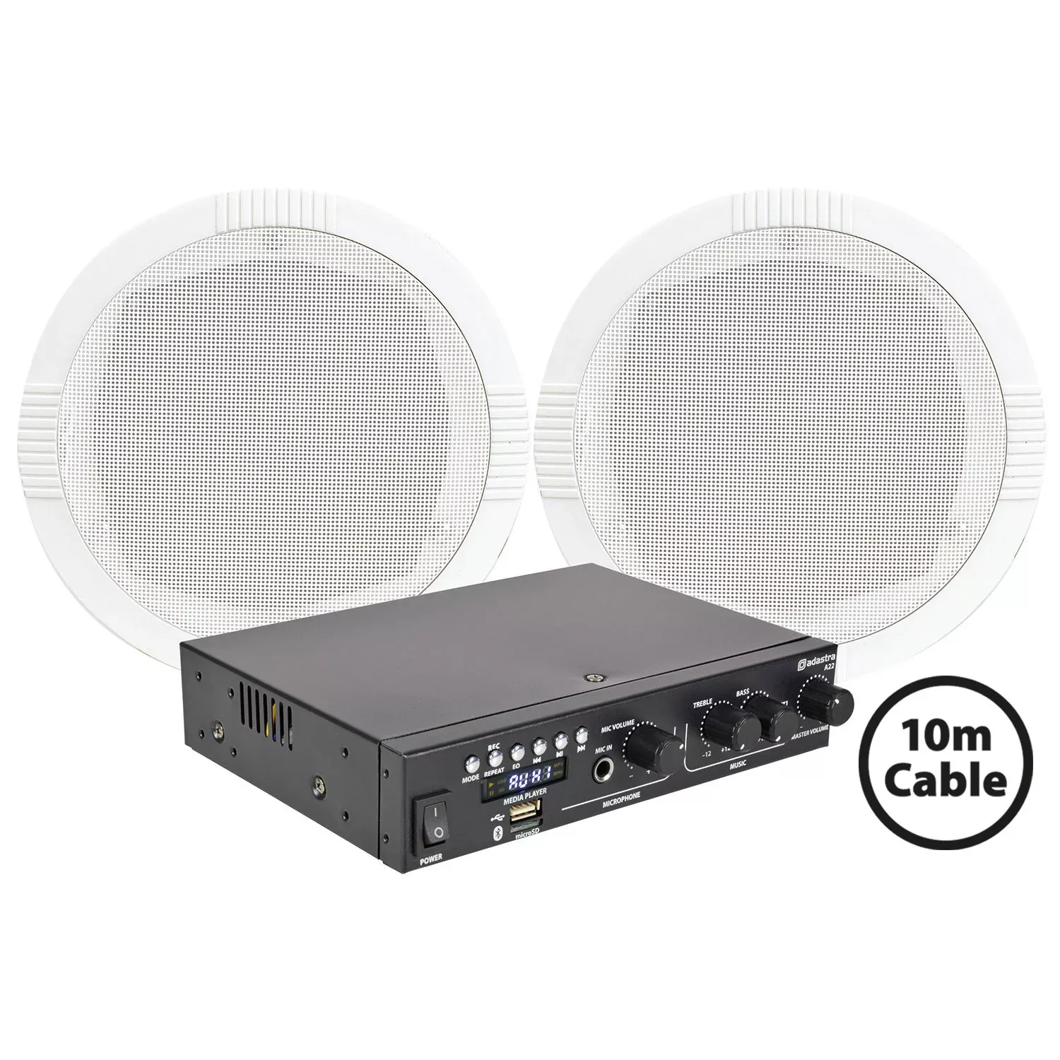 Adastra A22 + RC5 Ceiling Speakers Package – 2*RC5+A22