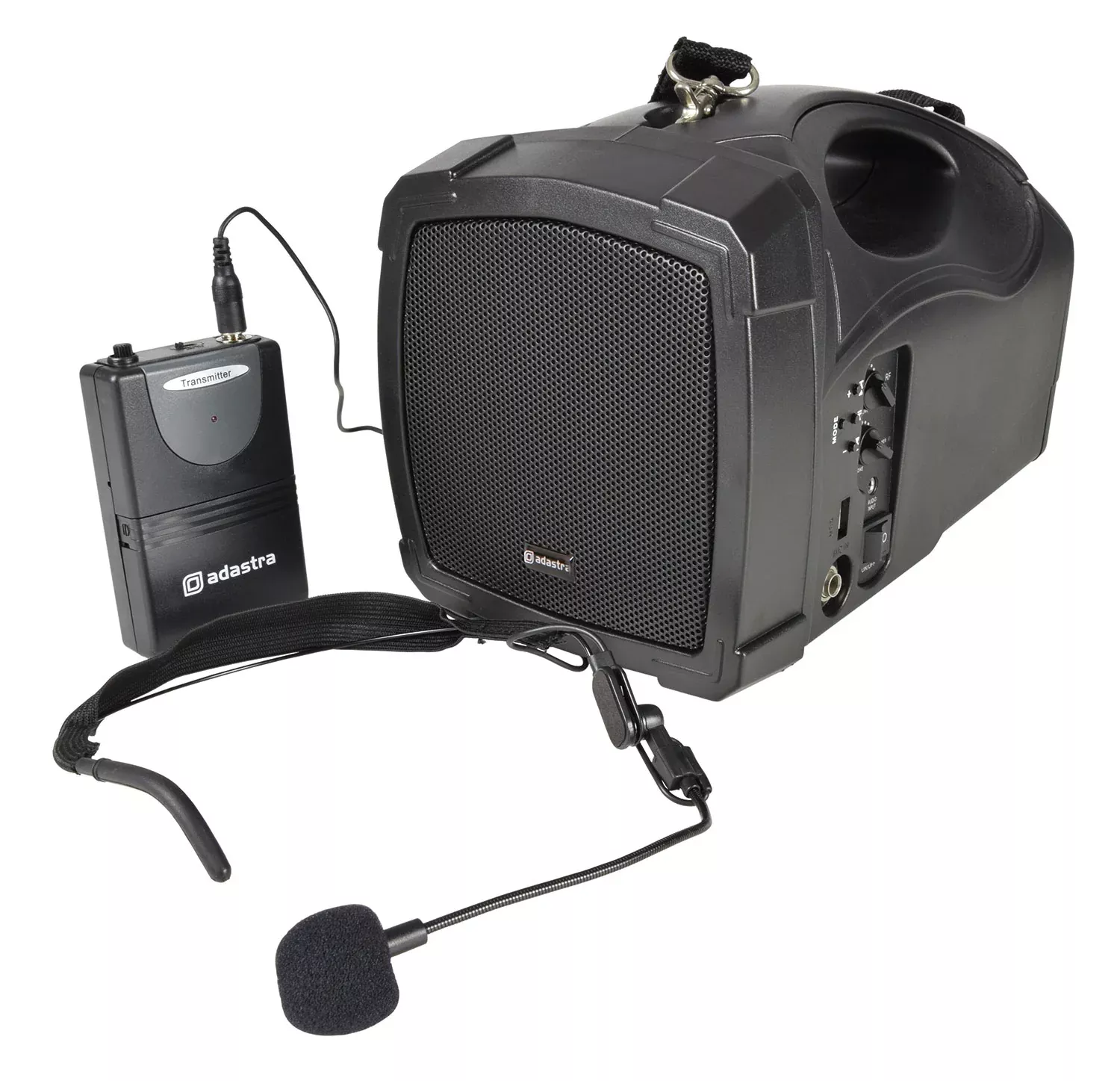 Adastra Handheld PA System with Neckband Mic and Bluetooth – H25B