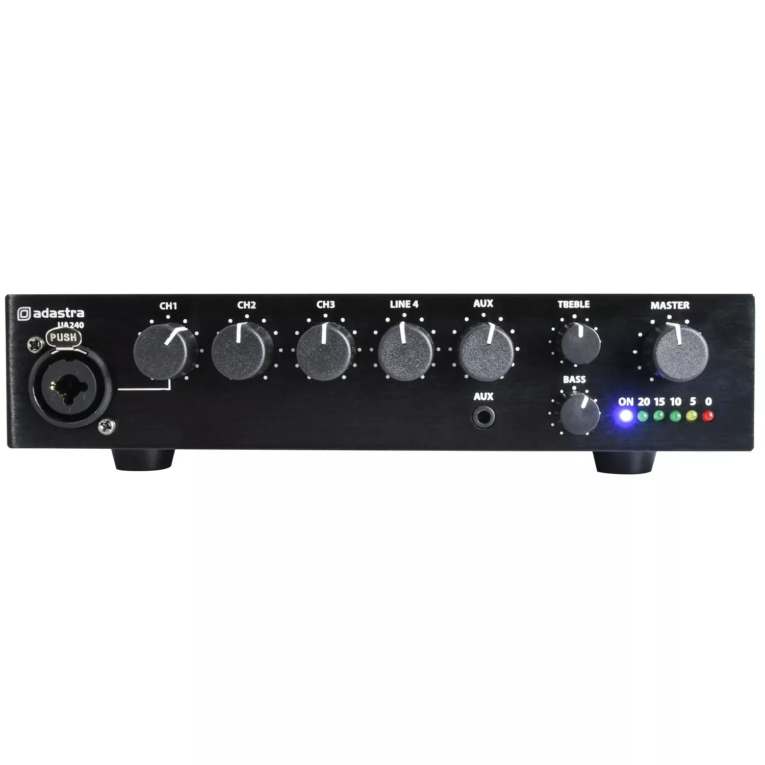 Adastra UA Series Compact 100V Mixer-Amplifiers – UA240
