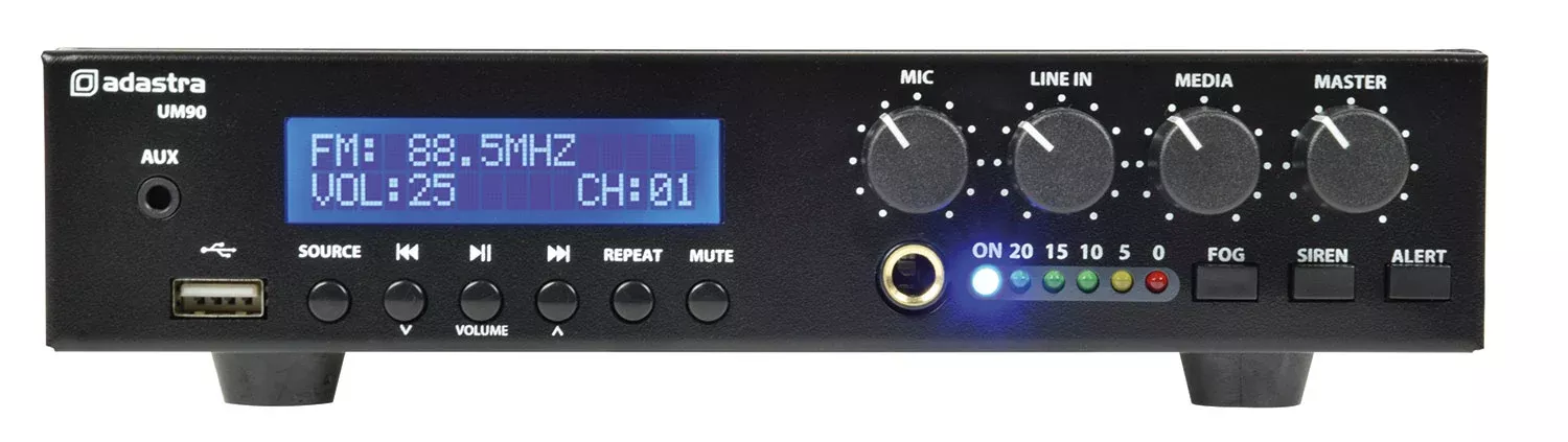 Adastra UM Series Ultra Compact Mixer-Amplifiers 100V – UM90