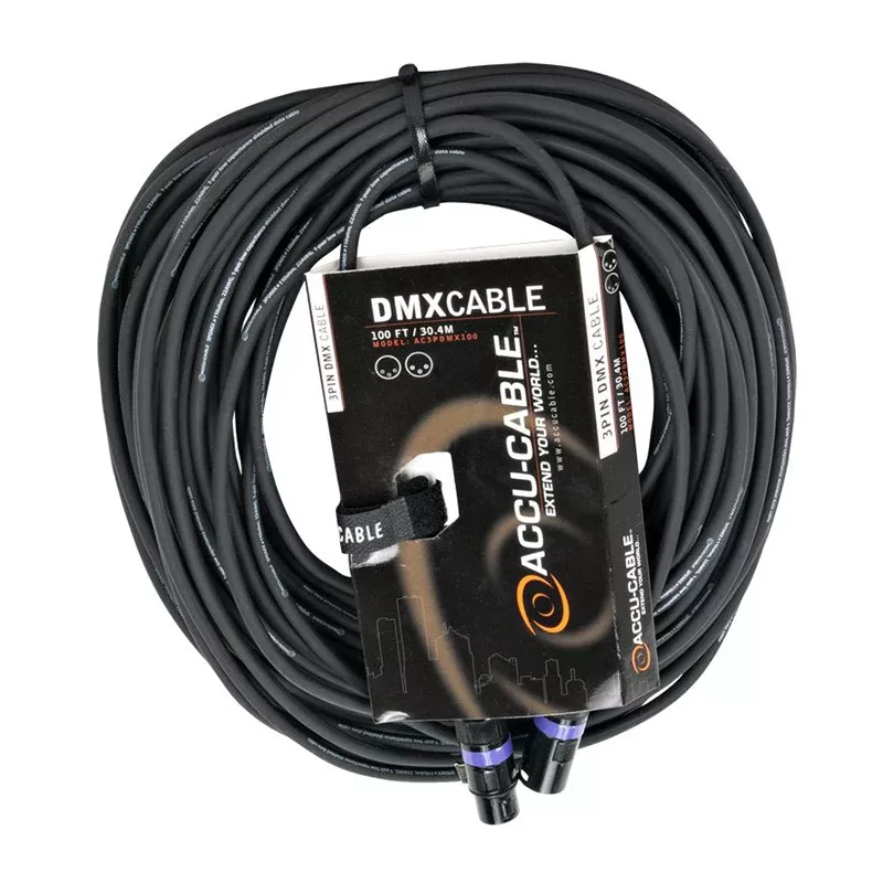 ADJ AC3PDMX DMX Cable (3 Pin) - 100ft
