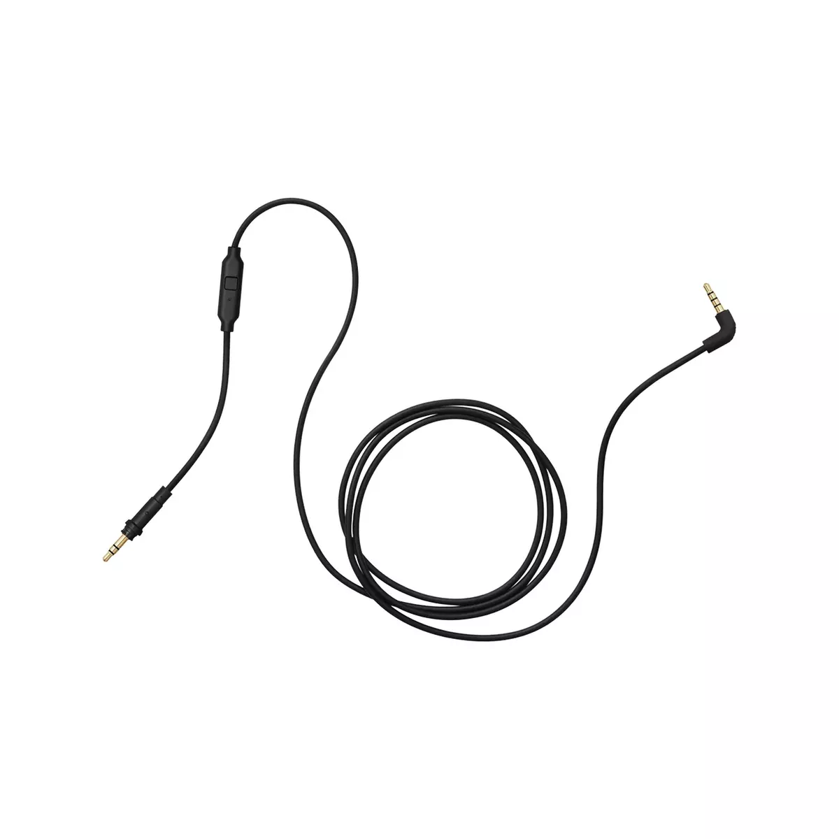 AIAIAI C01 Straight 1.2m Cable w/Button and Inline Microphone, Black