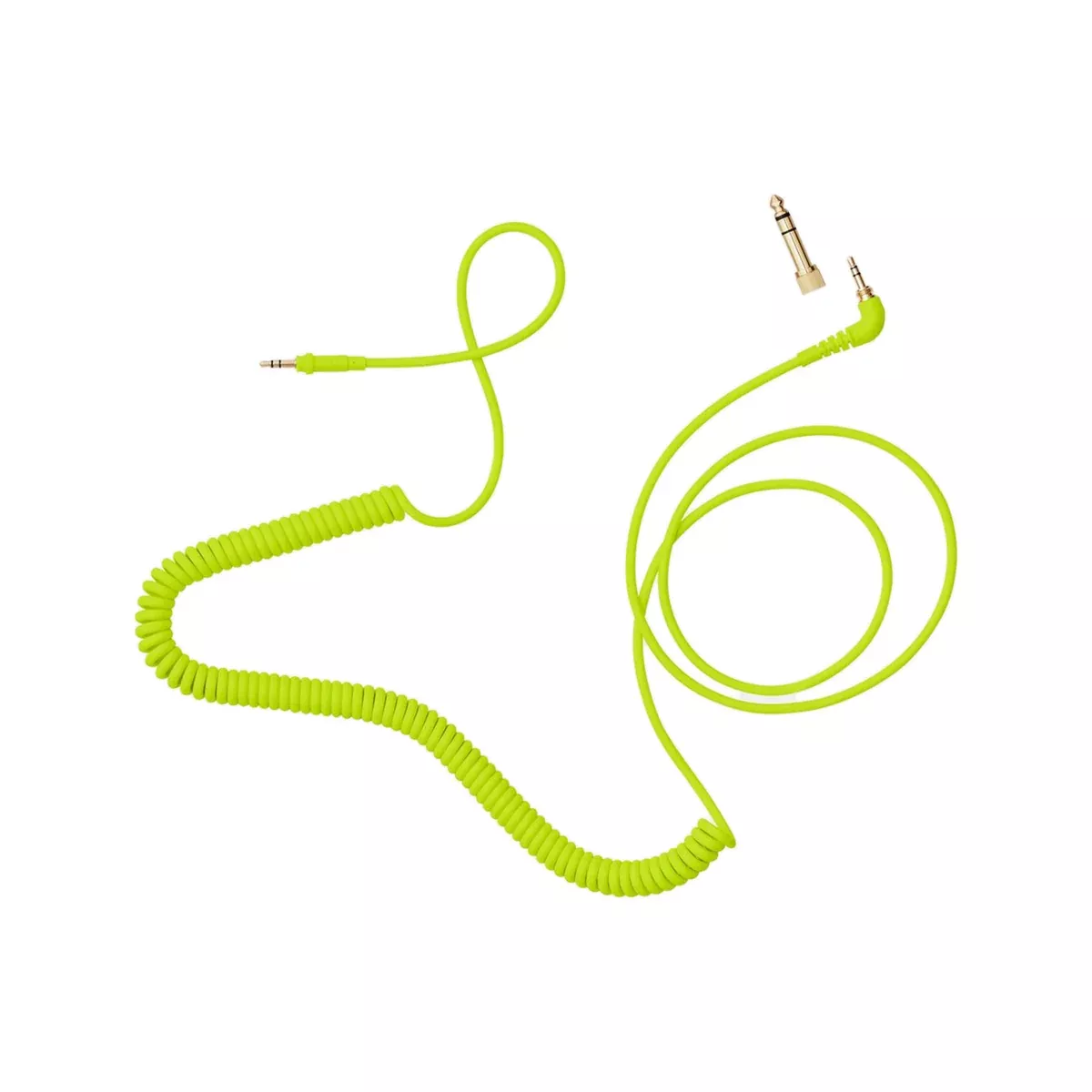 AIAIAI C18 Coiled 1.5m Cable w/Adapter, Neon