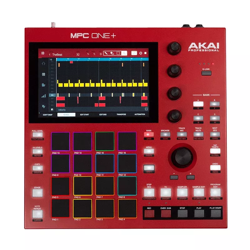 Akai MPC One + Standalone Pad Sampling Platform with On-board Wi-Fi, Bluetooth, and 16Gb Storage