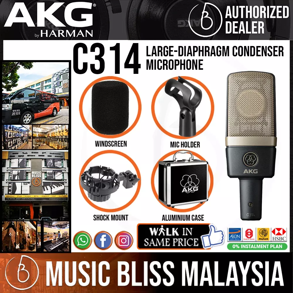 AKG C314 Large-diaphragm Condenser Microphone