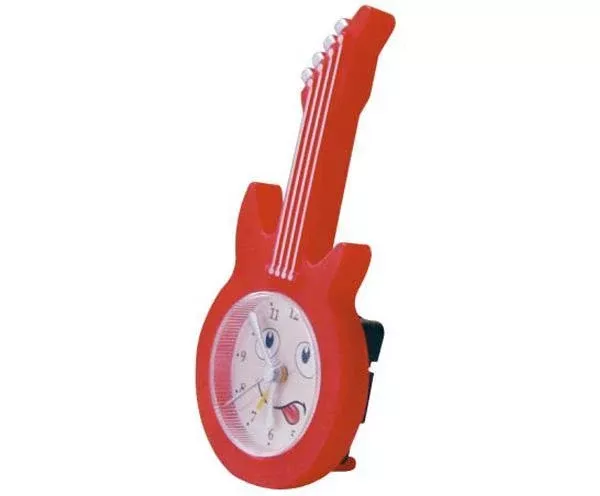 ALARM CLOCK-ELECTRIC GUITAR RED
