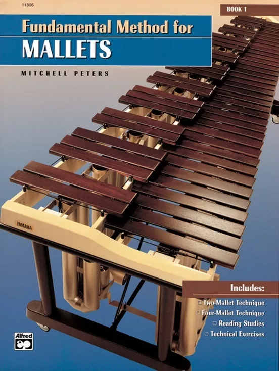 Alfred 00-11806 Fundamental Method for Mallets, Book 1