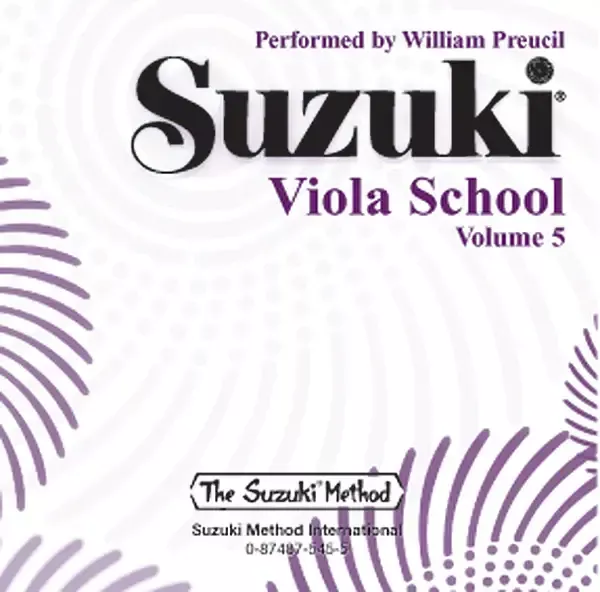 Alfred 0545 Suzuki Viola School, Volume 5 CD