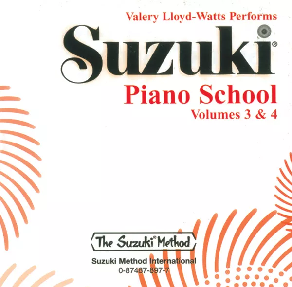 Alfred 0897 Suzuki Piano School Volume 3 & 4 CD