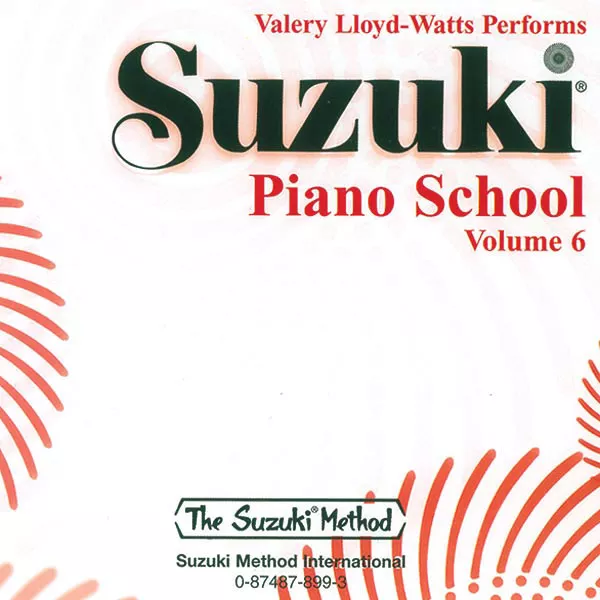 Alfred 0899 Suzuki Piano School, Volume 6 CD