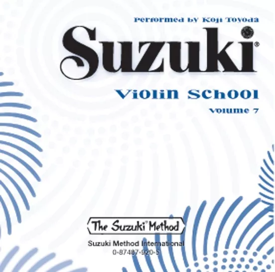Alfred 0920 Suzuki Violin School, Revised Edition Volume 7 CD