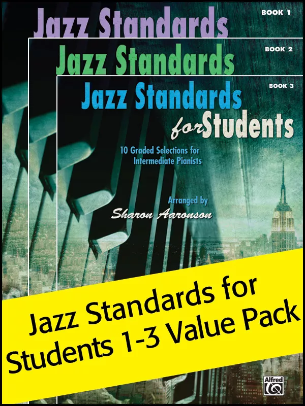 Alfred 105441 Jazz Standards for Students Value Pack, Volumes 1-3