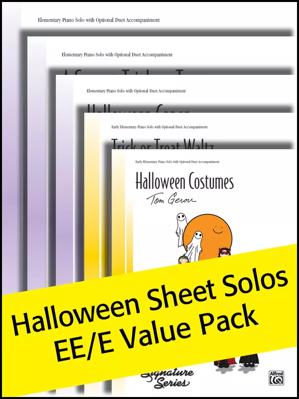 Alfred 105479 Halloween Sheet Solos Value Pack
