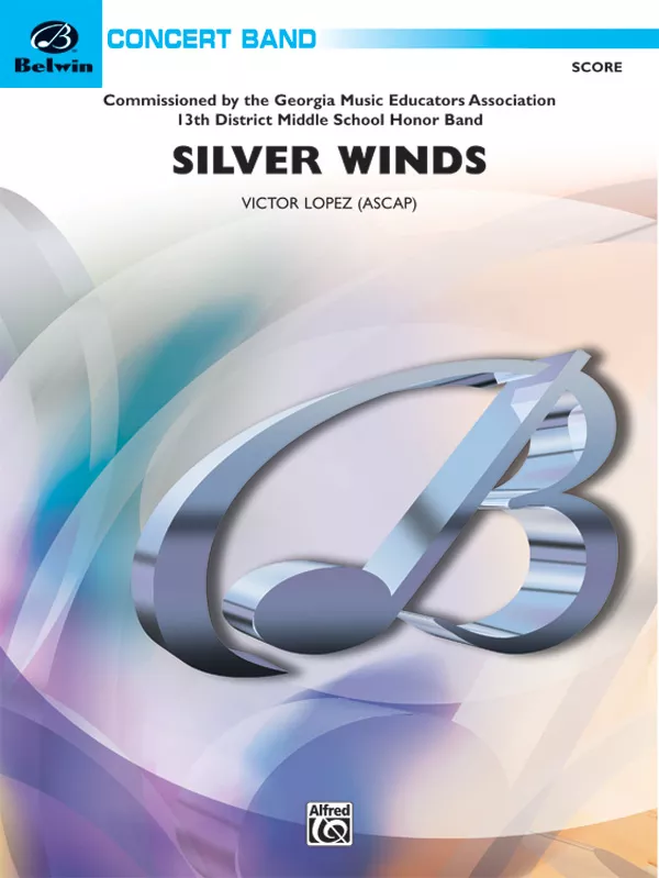Alfred 24769 Silver Winds for Cocnert Band