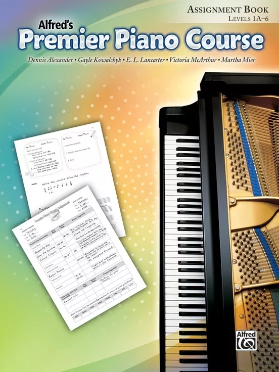 Alfred 28358 Alfred's Premier Piano Course, Level 1-6: Assignment Book