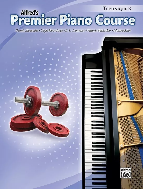 Alfred 34105 Alfred’s Premier Piano Course, Level 3: Technique Book