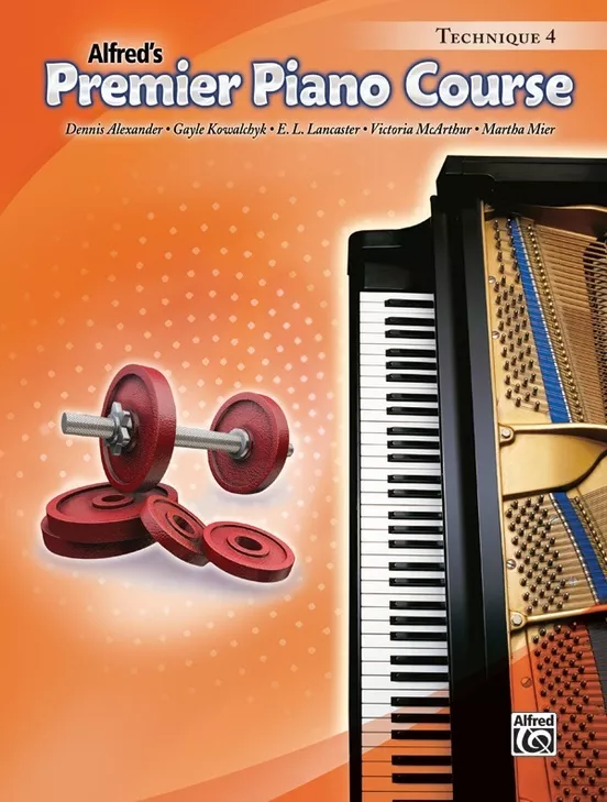 Alfred 34106 Alfred's Premier Piano Course, Level 4: Technique Book