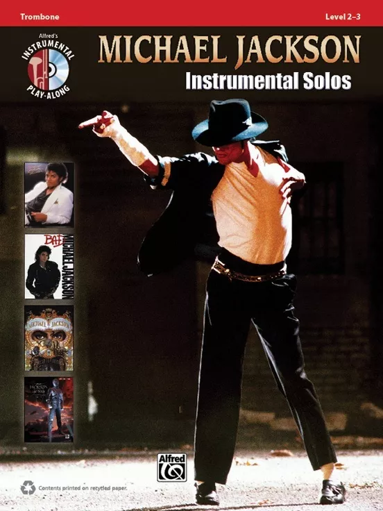 Alfred 37196 Michael Jackson Instrumental Solos for Trombone w/ CD