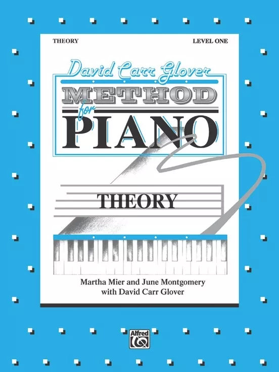 Alfred FDL01009 David Carr Glover Method for Piano: Theory, Level 1