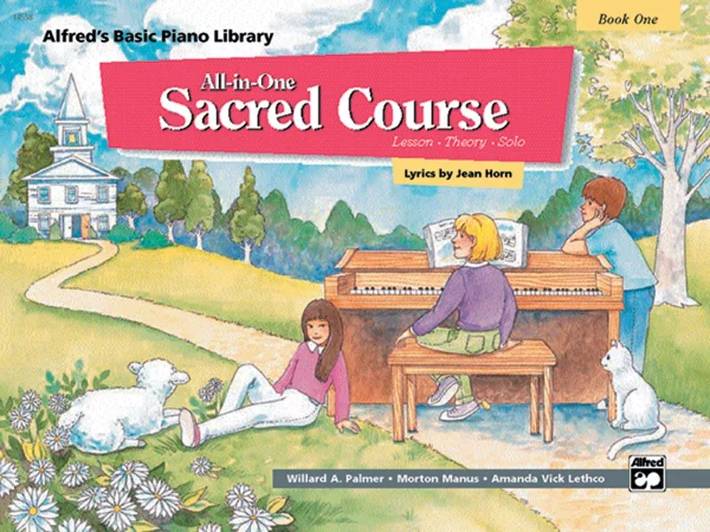 Alfred’s Basic All-in-One Sacred Course, Book 1: Piano Book