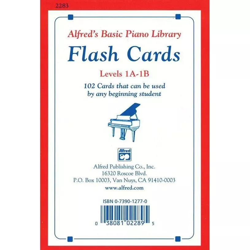 Alfred’s Basic Piano Course: Flash Cards 1A & 1B