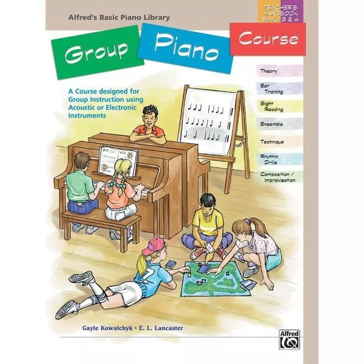 Alfred's Basic Piano Course: Group Piano Course Teacher's Handbook 3 & 4
