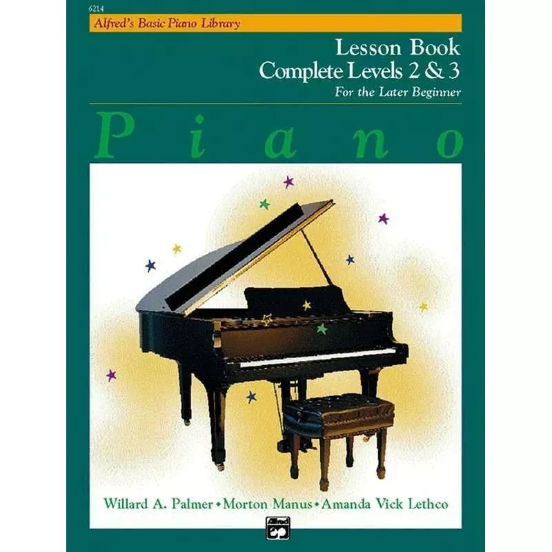 Alfred's Basic Piano Course Lesson Book 2 & 3 Later Beginner
